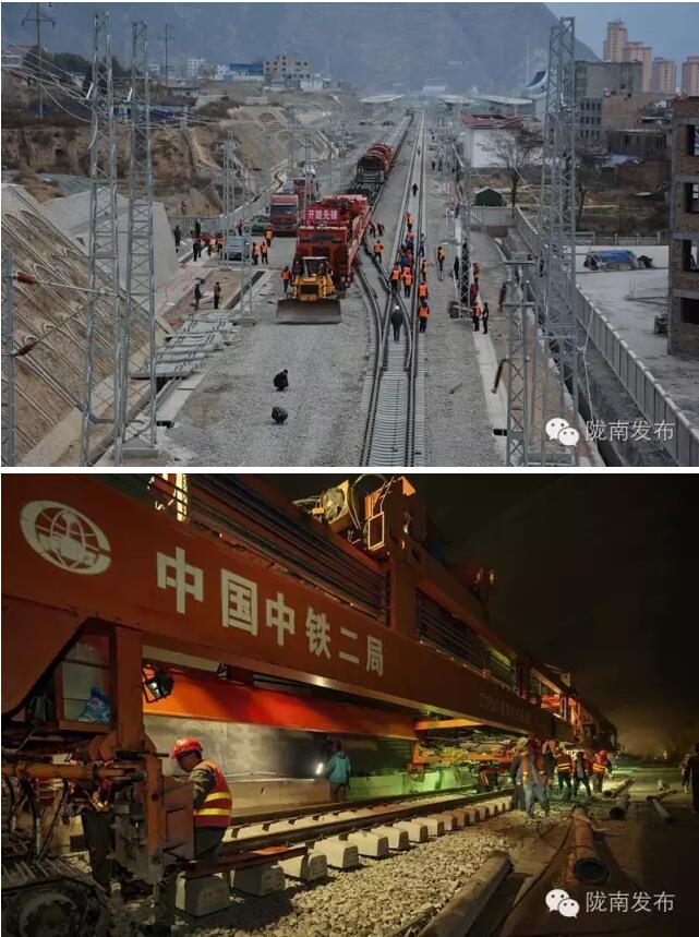 蘭渝鐵路最新進(jìn)展！除胡麻嶺隧道外已全線鋪通