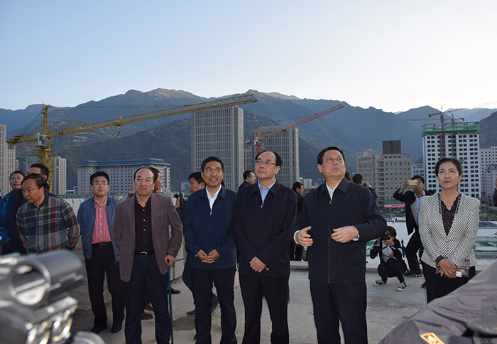 全國、省市政協(xié)委員體驗蘭渝鐵路、視察階州廣場